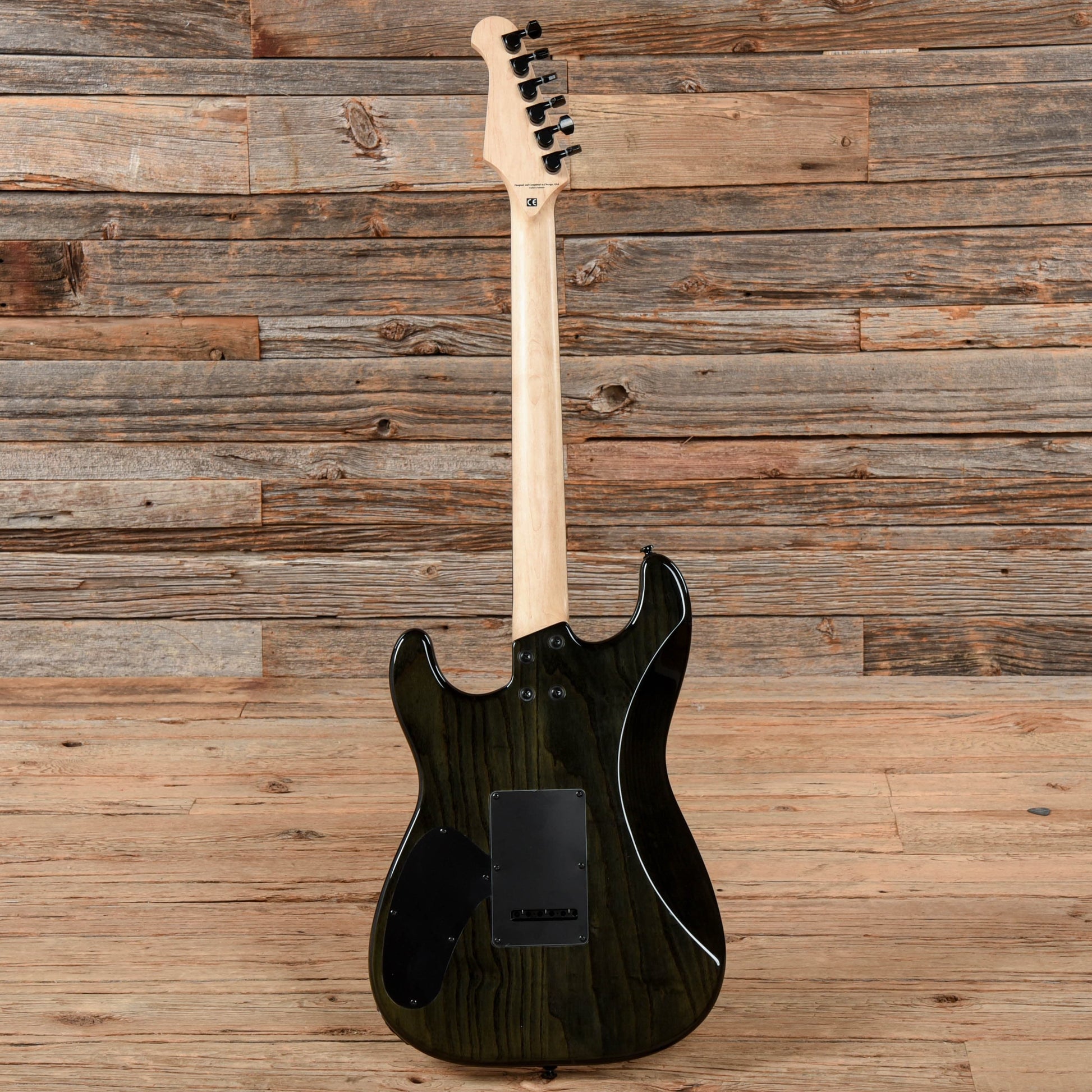 Lakland Skyline 65-S FM HSS Transparent Black Electric Guitars / Solid Body