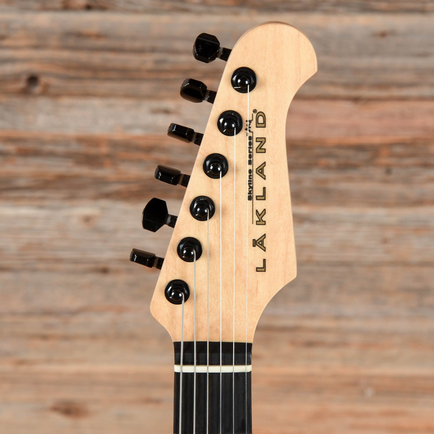 Lakland Skyline 65-S FM HSS Transparent Black Electric Guitars / Solid Body