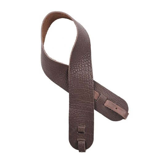 Lakota Leathers Banjo Non-Cradle Strap 3" Mahogany Accessories / Straps
