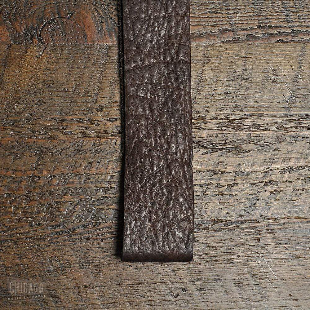 Lakota Leathers Dobro Guitar Strap 2 Inch Mahogany Accessories / Straps