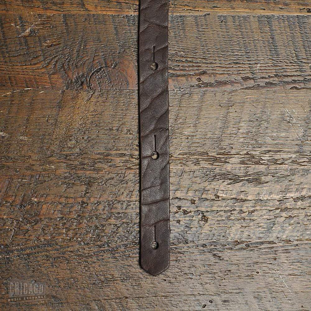 Lakota Leathers Dobro Guitar Strap 2 Inch Mahogany Accessories / Straps