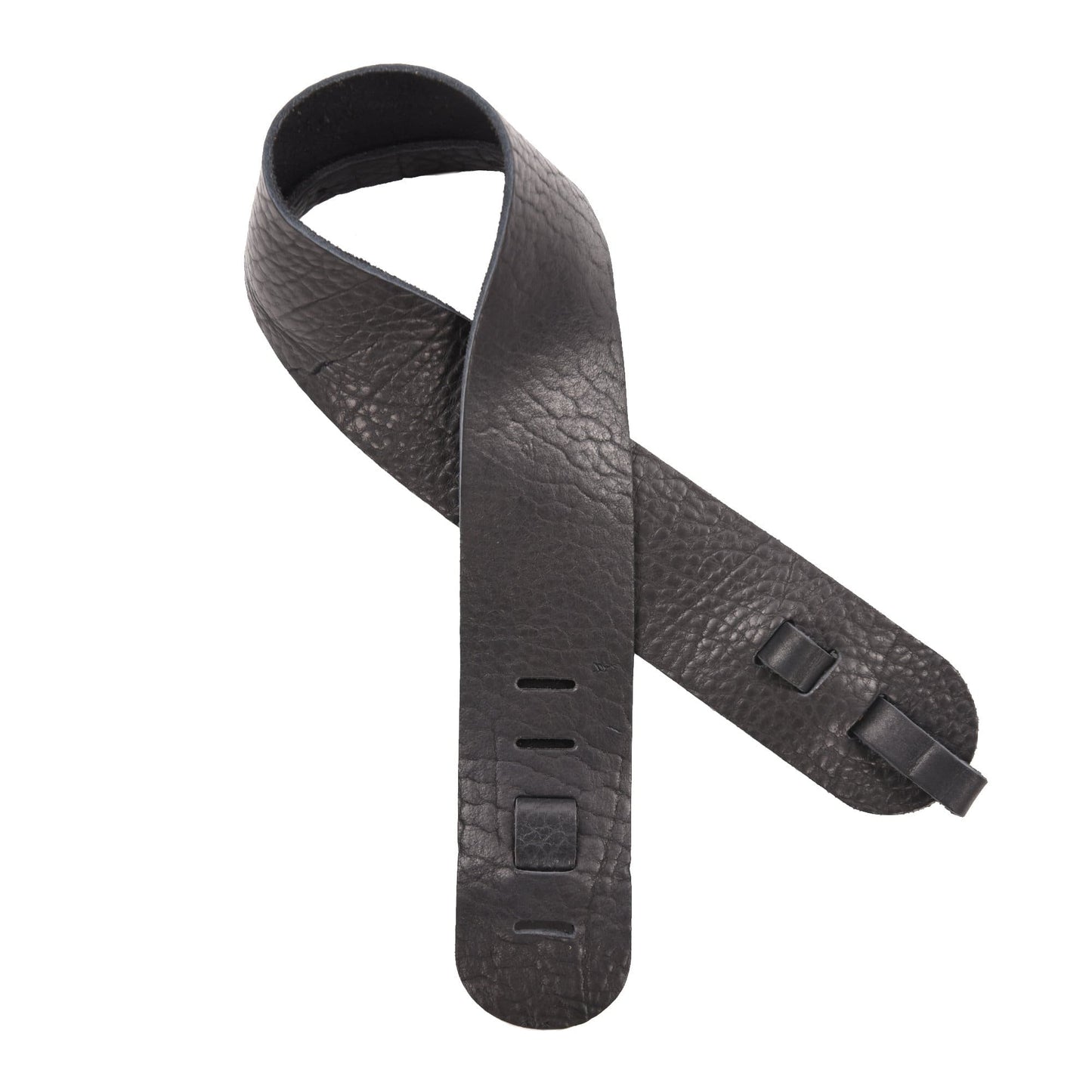 Lakota Leathers Dobro Guitar Strap 3" Black Accessories / Straps