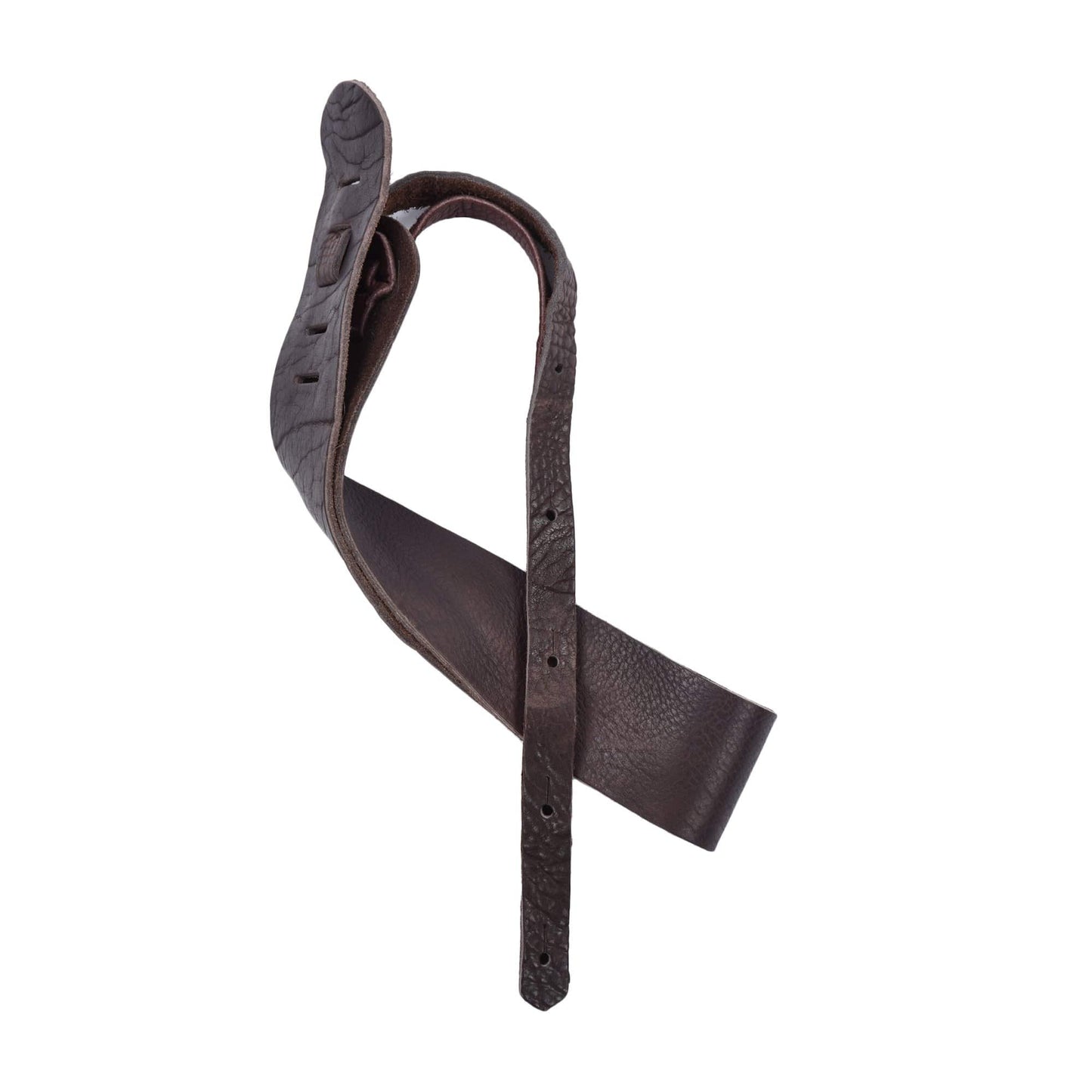 Lakota Leathers Dobro Guitar Strap 3" Mahogany Accessories / Straps