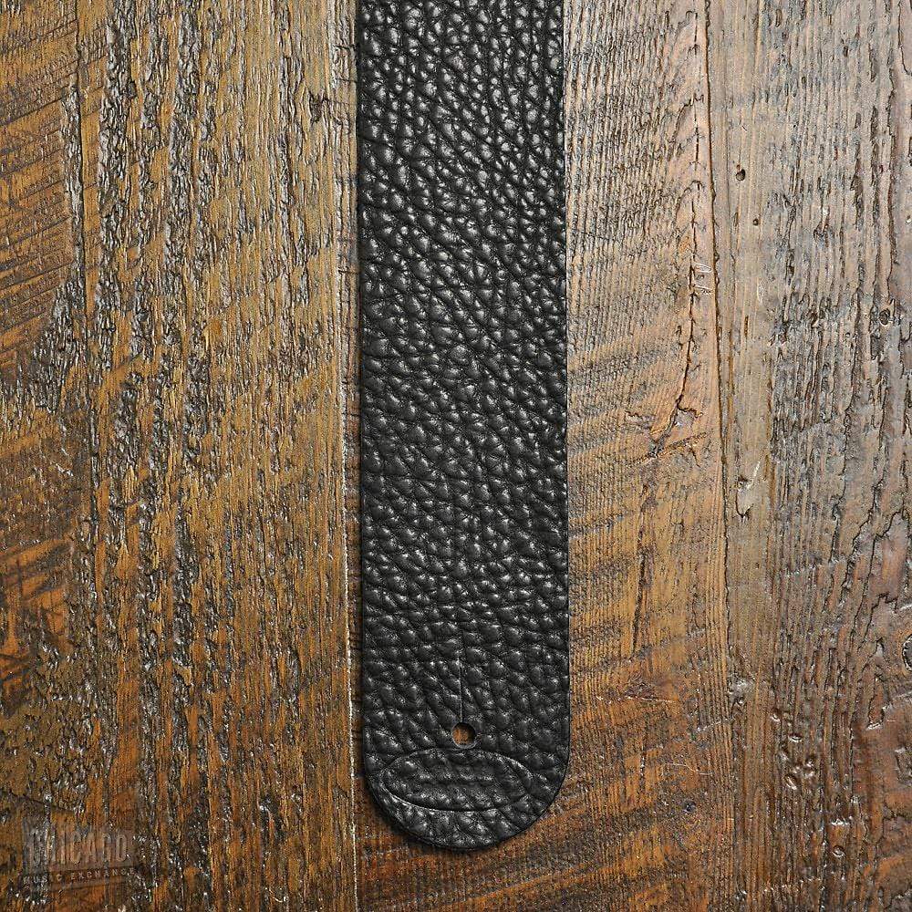 Lakota Leathers Guitar Strap 2 Inch Black Chicago Music Exchange