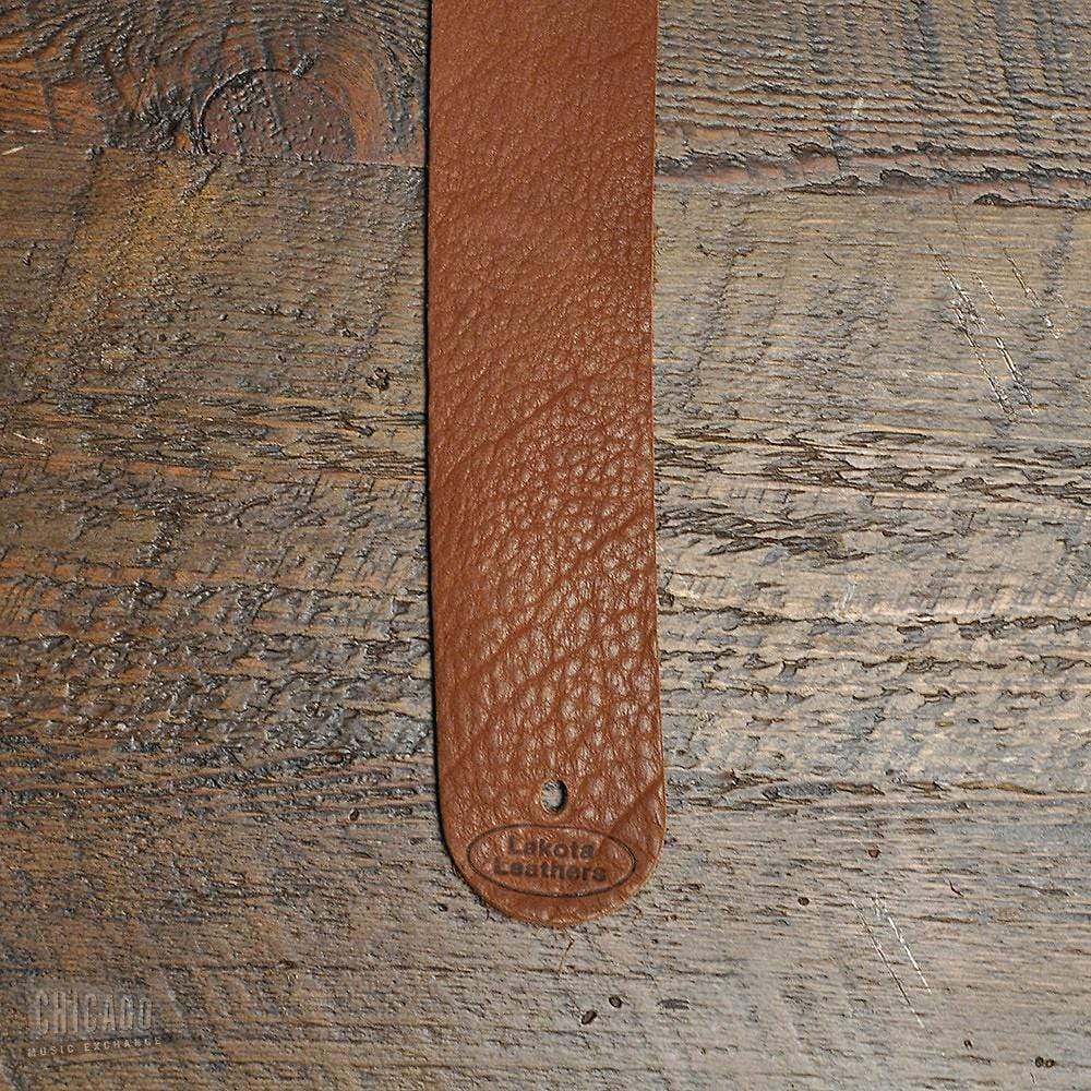 Lakota Leathers Guitar Strap 2 Inch Rosewood Chicago Music Exchange
