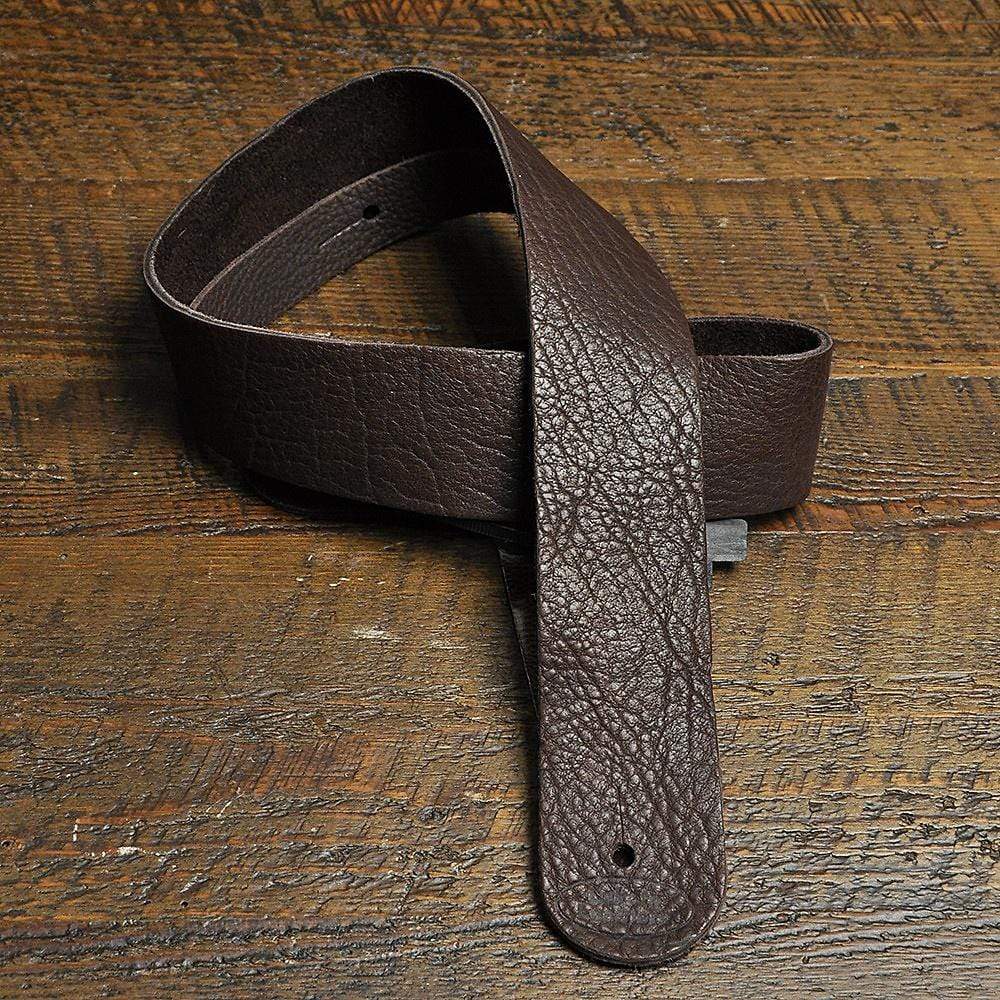 Lakota Leathers Guitar Strap 2" Mahogany Accessories / Straps