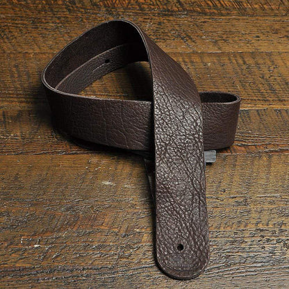 Lakota Leathers Guitar Strap 2" Mahogany Accessories / Straps