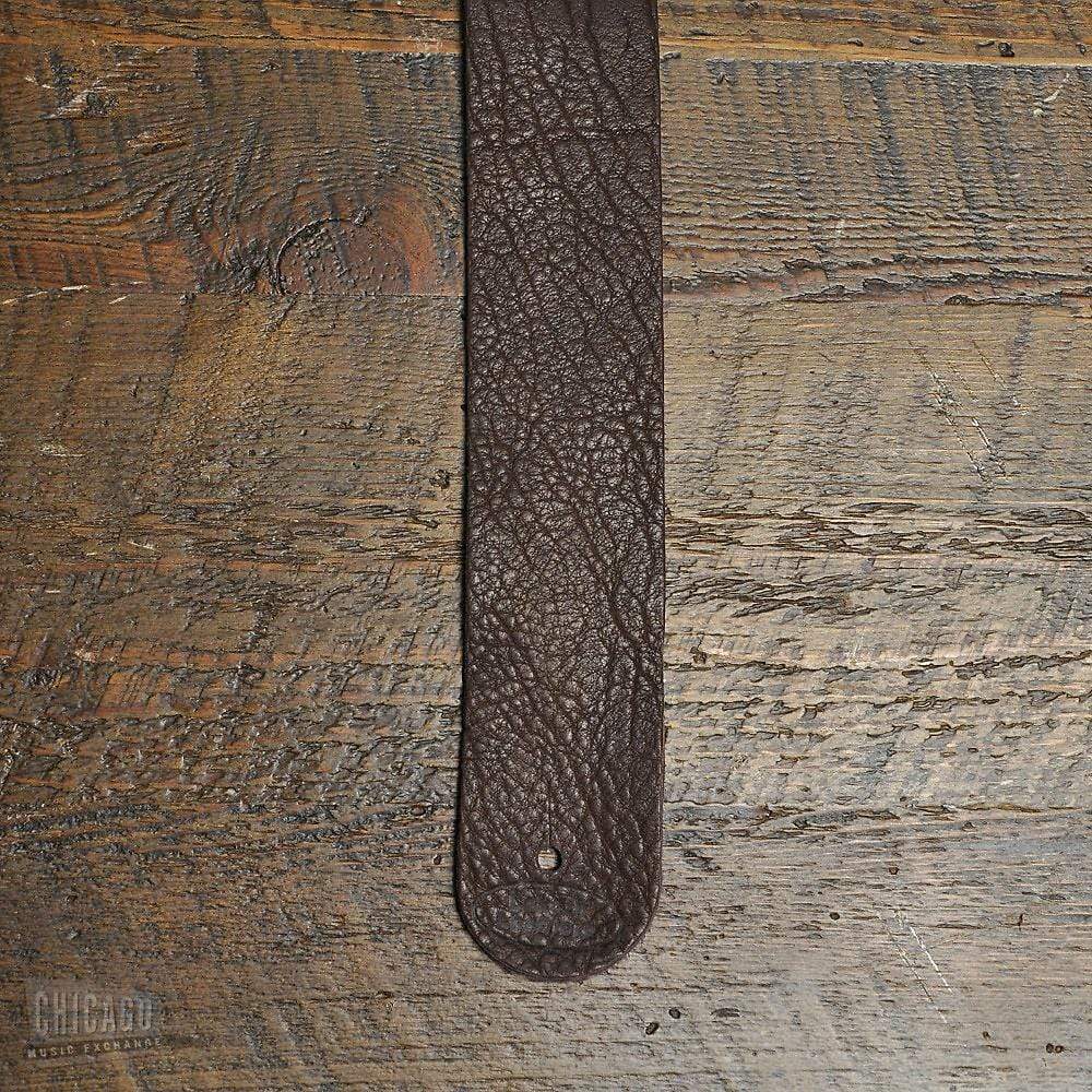 Lakota Leathers Guitar Strap 2" Mahogany Accessories / Straps