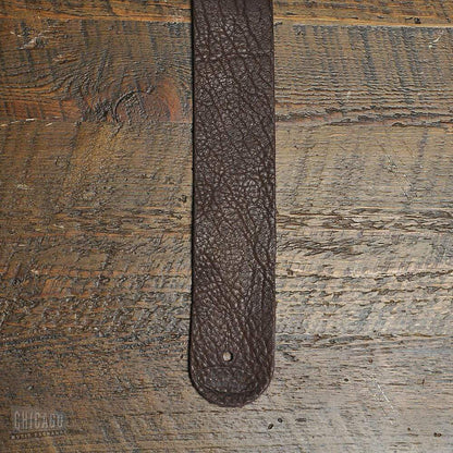 Lakota Leathers Guitar Strap 2" Mahogany Accessories / Straps