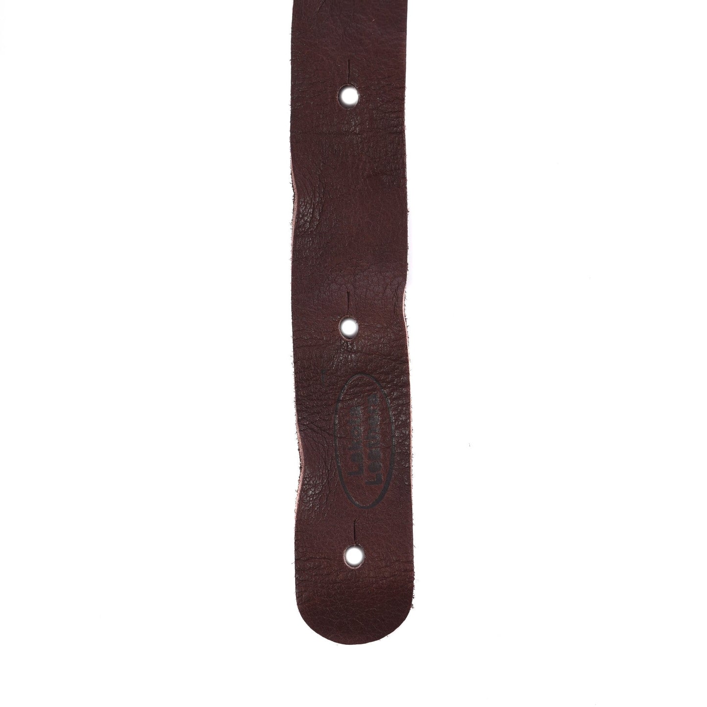Lakota Leathers Mandolin Flat Braid Strap 43" Chocolate & Tobacco Accessories / Straps