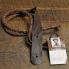 Lakota Leathers Mandolin Strap Round Braid 43 Inch Chocolate Accessories / Straps