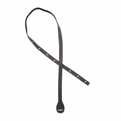 Lakota Leathers Non-Braided Mandolin Strap 48" Black Accessories / Straps