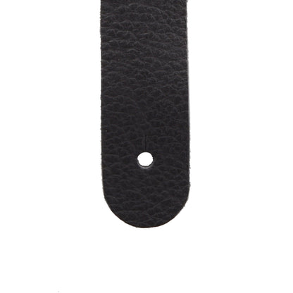 Lakota Leathers Round Braid Mandolin Strap 43" Black & Chocolate Accessories / Straps