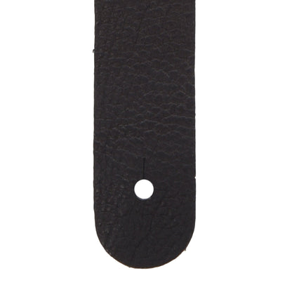 Lakota Leathers Round Braid Mandolin Strap 43" Black & Tan Accessories / Straps