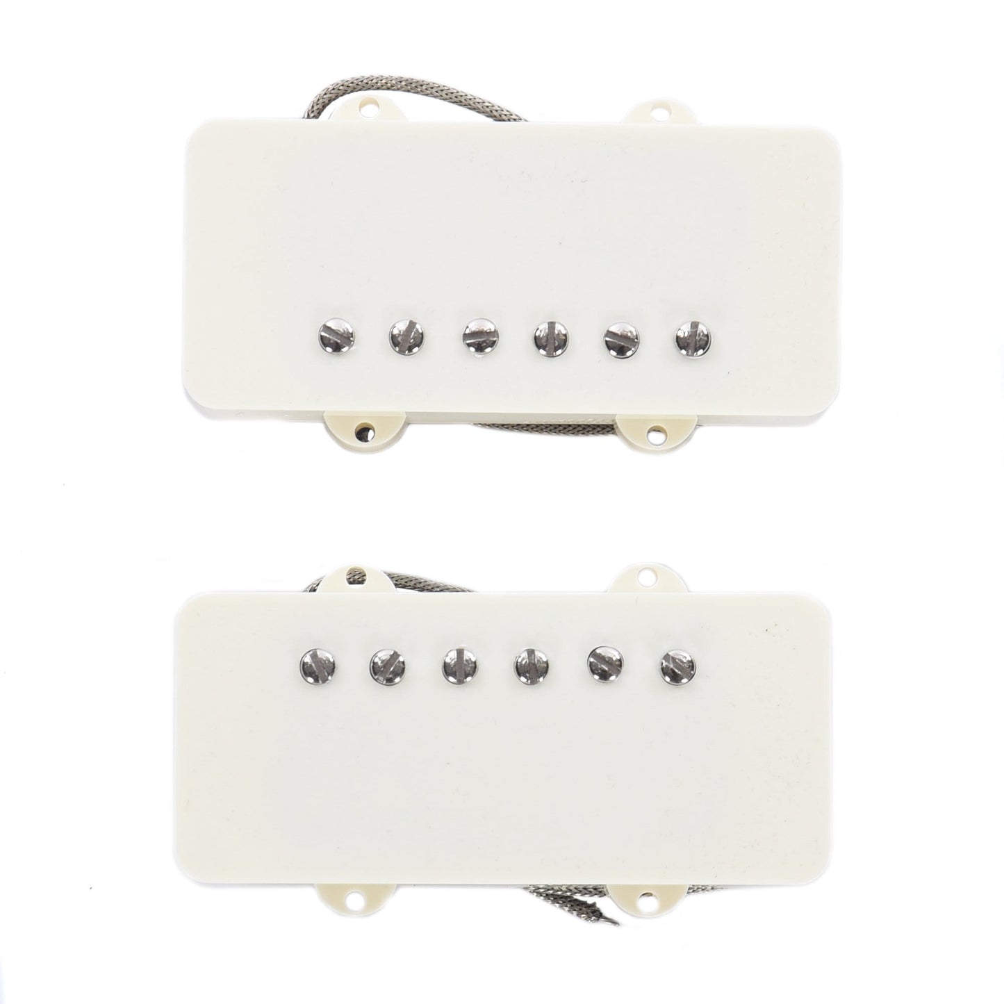 Lambertones The Crema HB Silent Jazzmaster Set Antique White Covers Parts / Guitar Pickups