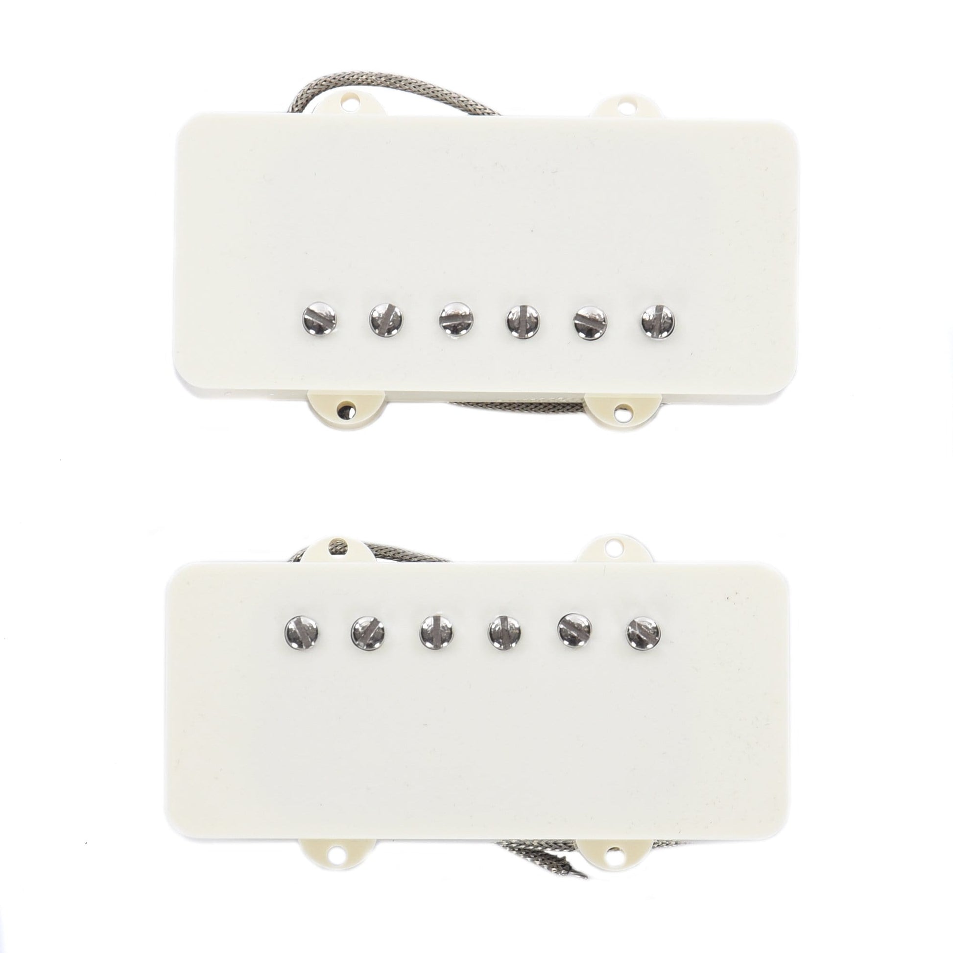 Lambertones The Crema HB Silent Jazzmaster Set Antique White Covers Parts / Guitar Pickups