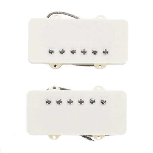 Lambertones The Crema HB Silent Jazzmaster Set Antique White Covers Parts / Guitar Pickups