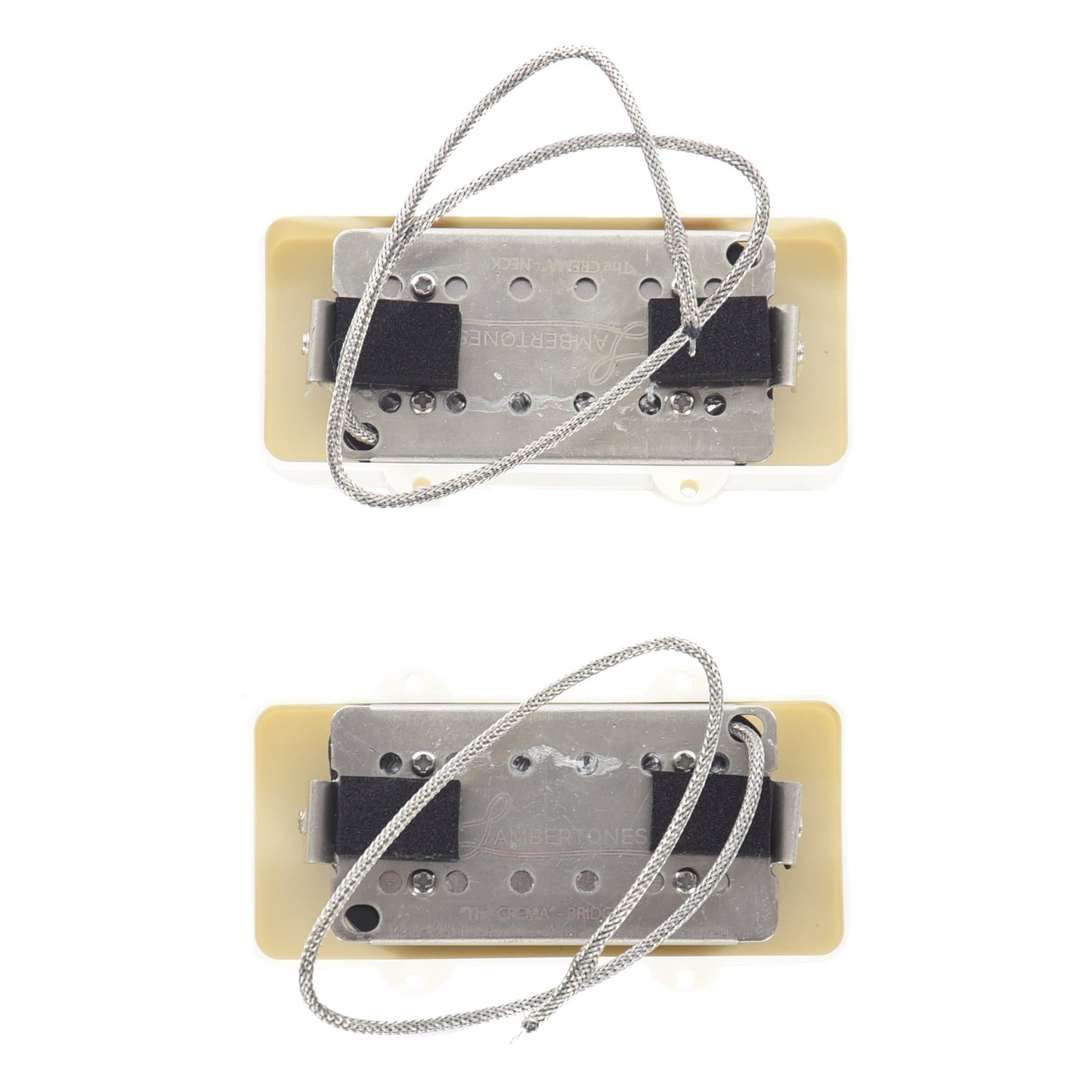Lambertones The Crema HB Silent Jazzmaster Set Antique White Covers Parts / Guitar Pickups