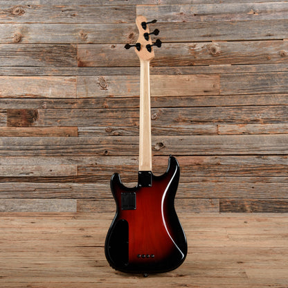 Landing Short Scale Fretless Bass Red Burst Sunburst Bass Guitars / Short Scale