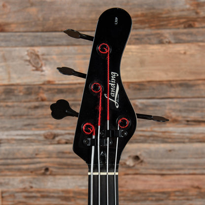 Landing Short Scale Fretless Bass Red Burst Sunburst Bass Guitars / Short Scale