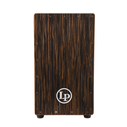 LP Black Box Cajon Black w/Ebony Craftwood Faceplate Drums and Percussion / Hand Drums / Cajons