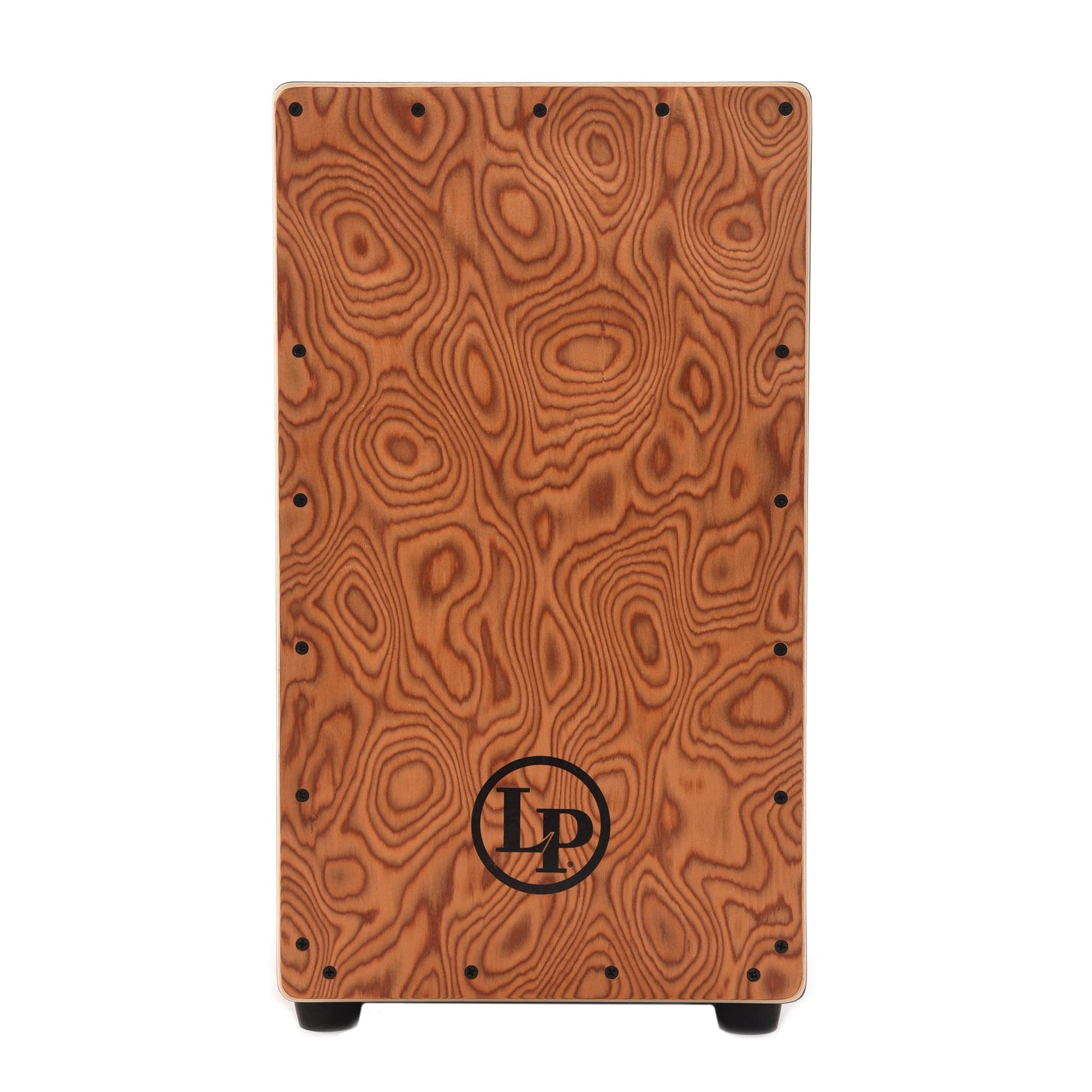 LP Black Box Cajon Black w/Figured Cerise Faceplate & Bag Drums and Percussion / Hand Drums / Cajons