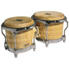 LP 7 & 8.5 Inch Generation II Bongos Natural Wood w/Chrome Hdwr Drums and Percussion / Hand Drums / Congas and Bongos
