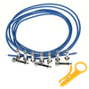 Lava Cable Tightrope Solder-Free Pedal Board Kit 10' Blue Accessories / Cables