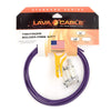 Lava Cable Tightrope Solder-Free Pedal Board Kit High End TeCu Plugs 10' Purple Accessories / Cables