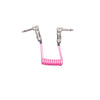 Lava Mini Coil Patch Cable 6 Inch-12 Inch Angle-Angle Hot Pink Accessories / Cables