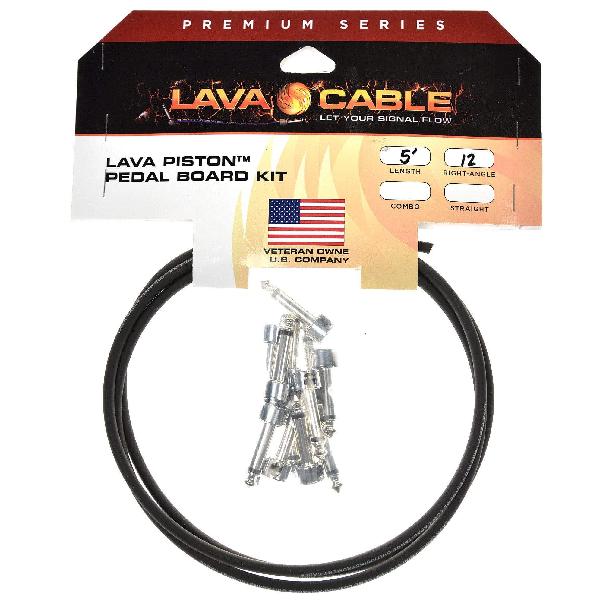 Lava Piston Kit 5' No Cap Black Chicago Music Exchange