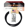 Lava Piston Solder-Free Pedalboard Kit Black w/10' Cable & 10 Angle Plugs Accessories / Cables