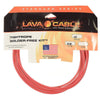 Lava Tightrope Solder-Free Pedal Board Kit 10' Red Accessories / Cables
