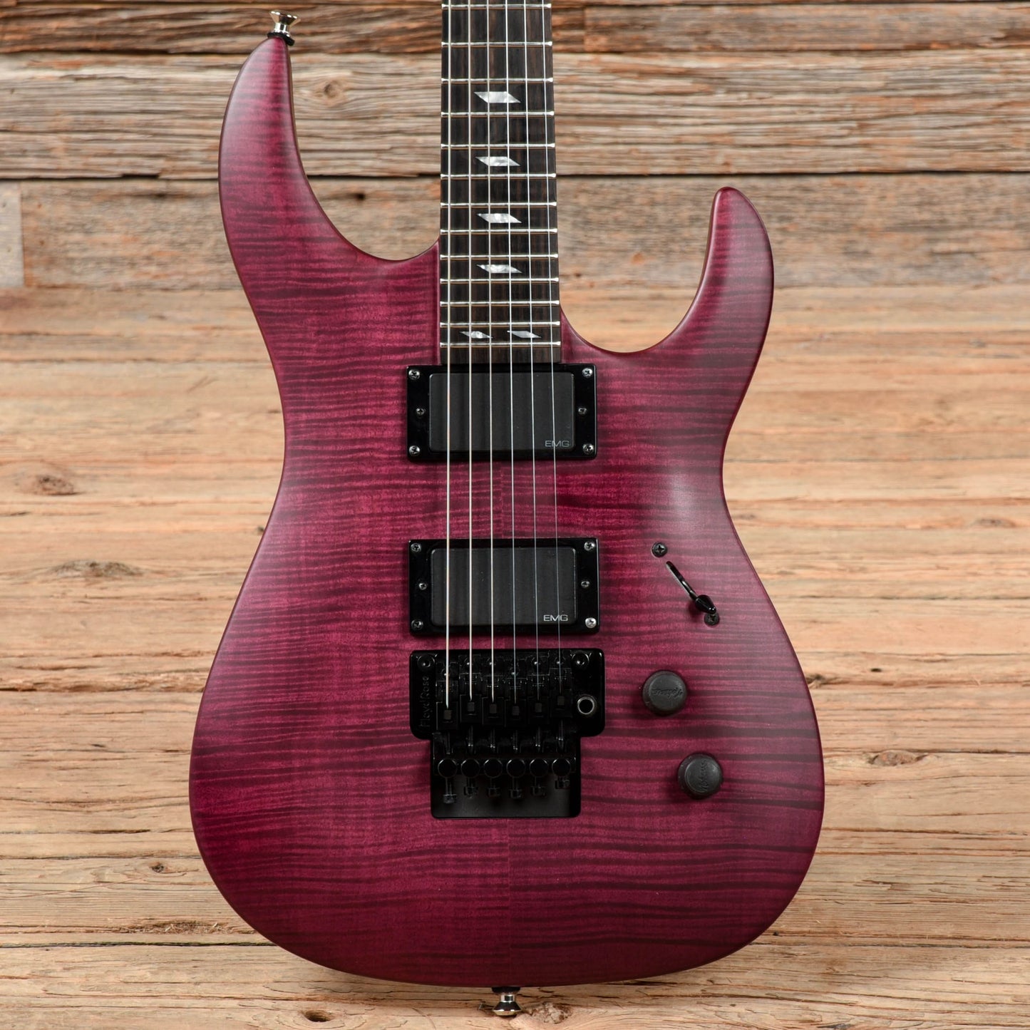 Legator Ninja Transparent Purple Electric Guitars / Solid Body