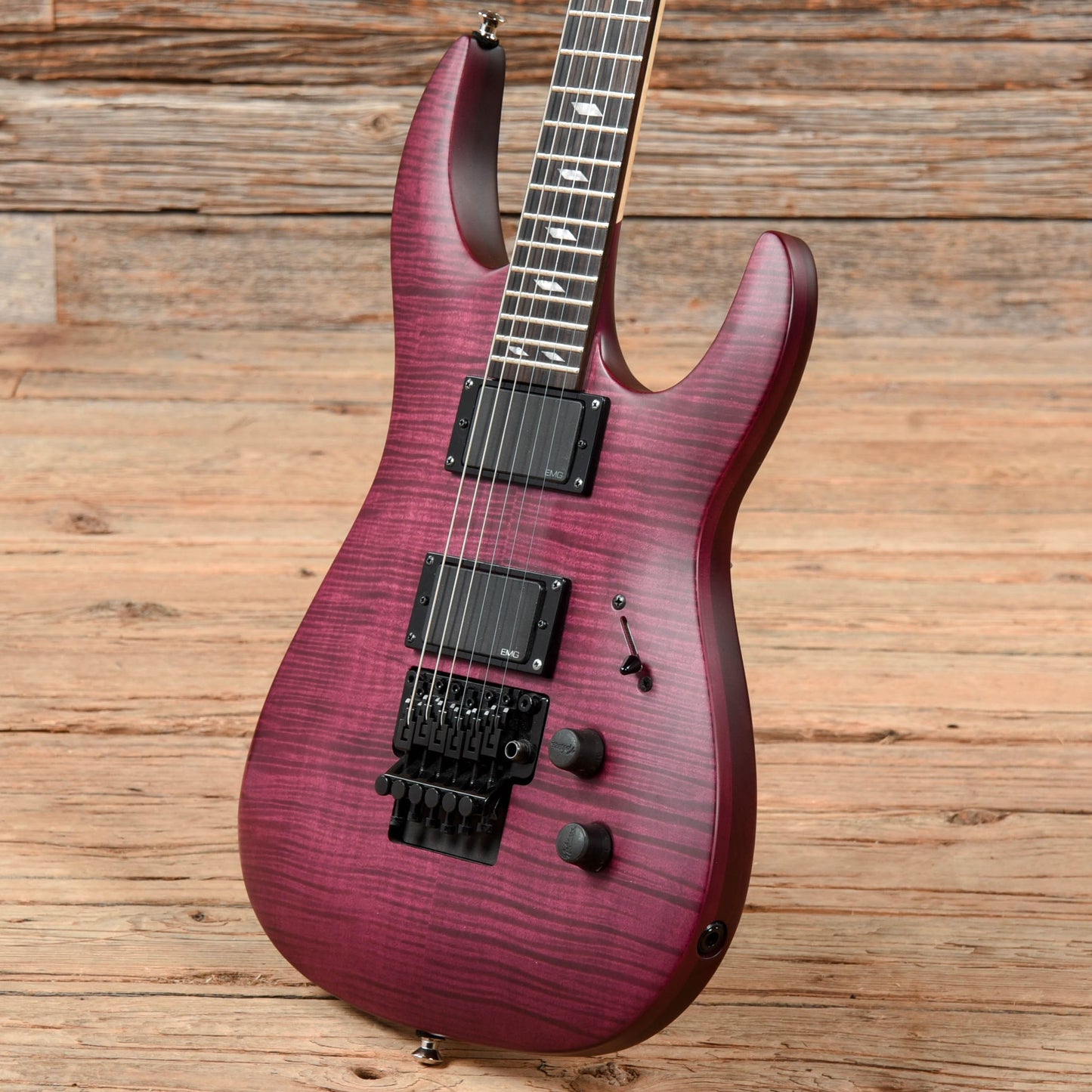 Legator Ninja Transparent Purple Electric Guitars / Solid Body