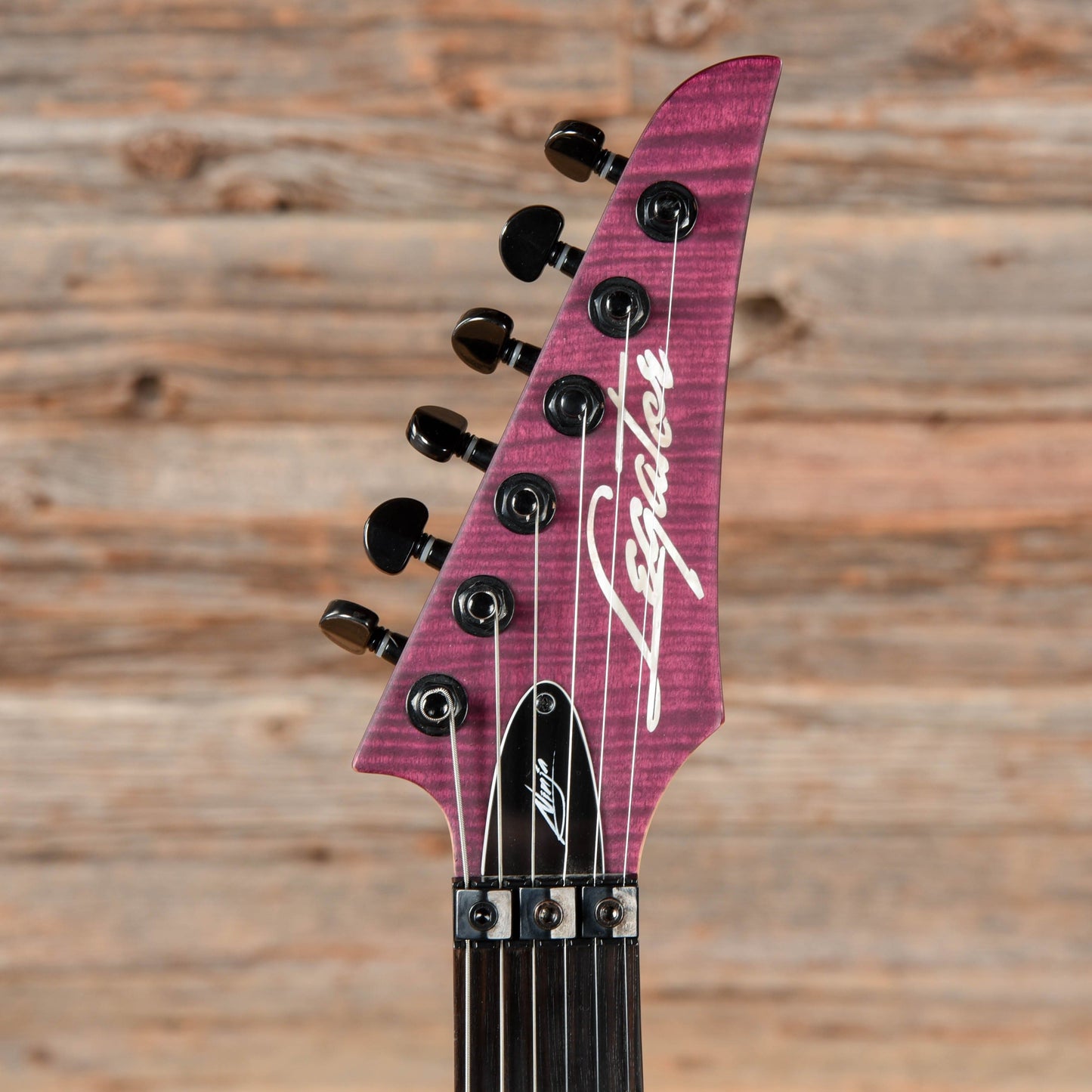 Legator Ninja Transparent Purple Electric Guitars / Solid Body