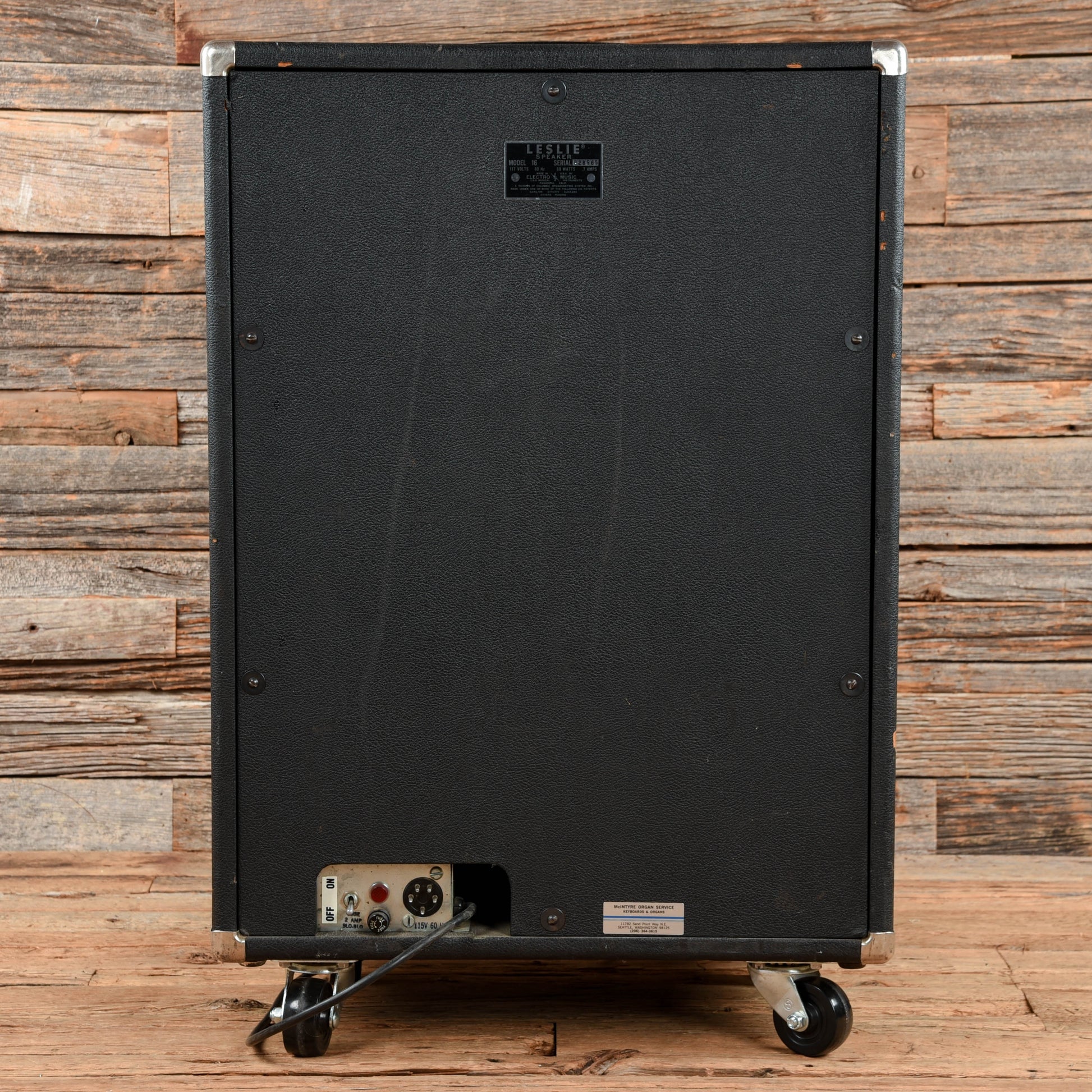 Leslie Model 16 Rotating Speaker Cabinet  1960s Amps / Guitar Cabinets