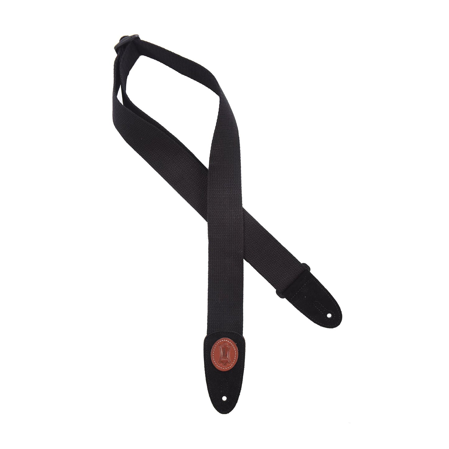 Levy's 2" Wide Black Cotton Guitar Strap Accessories / Straps