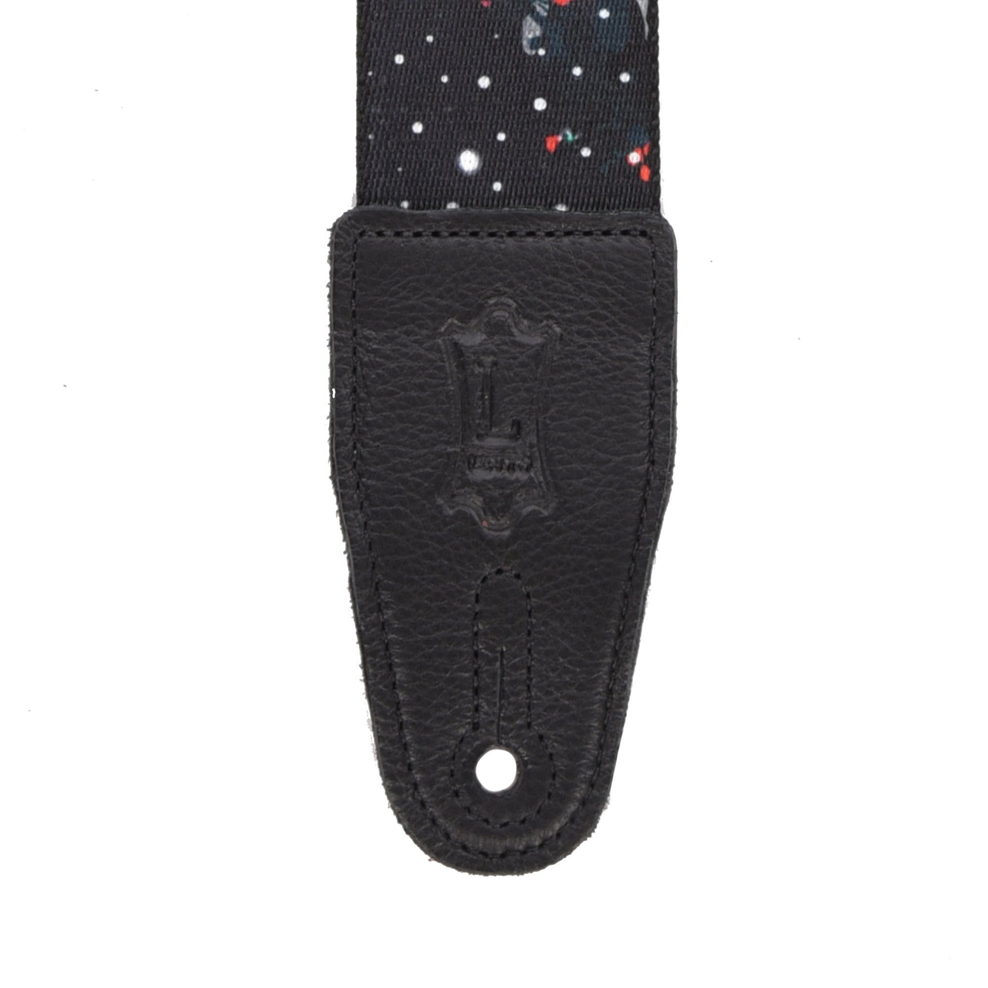 Levy's 2" Wide Polyester Guitar Strap Cherry Blossoms & Snow Motif Accessories / Straps