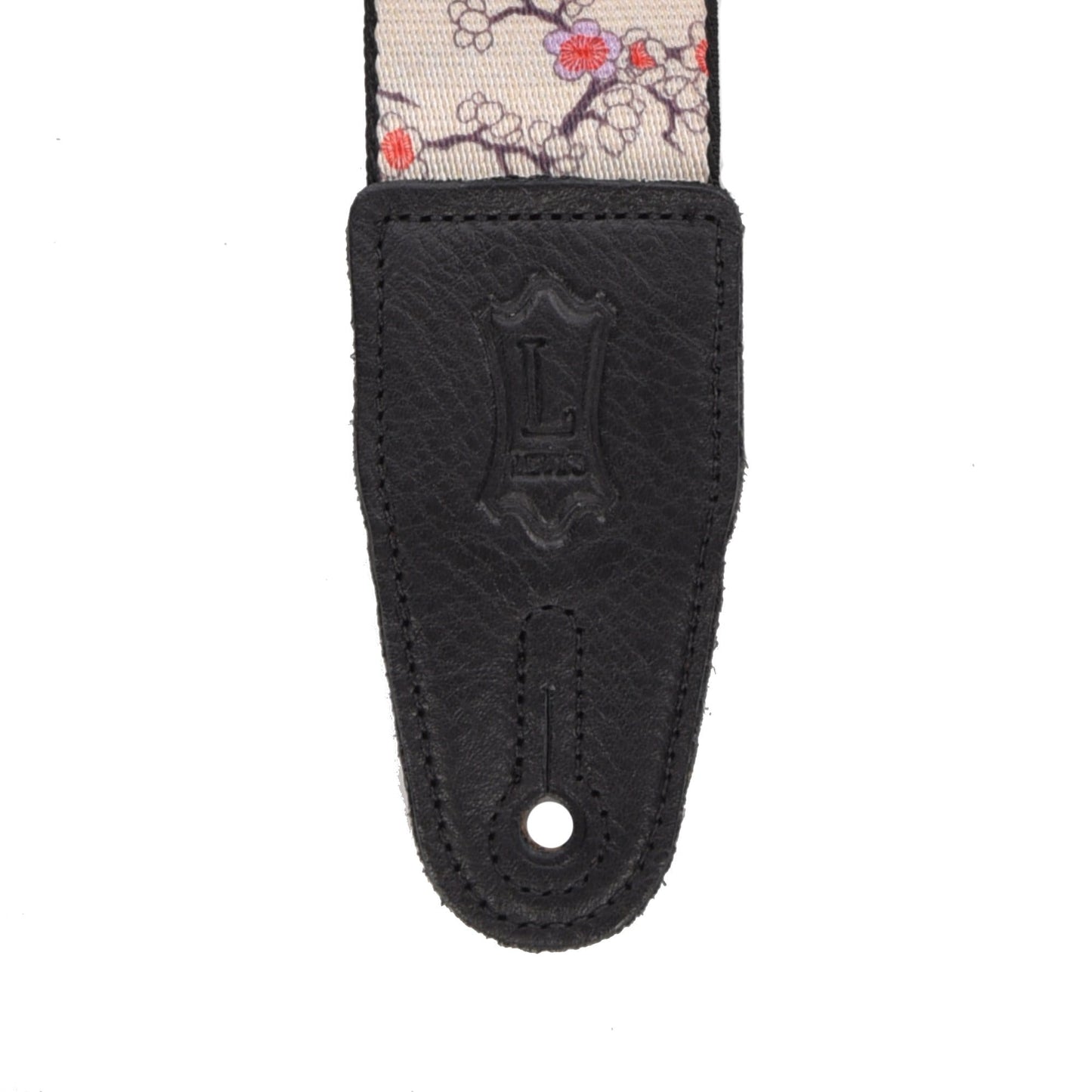 Levy's 2" Wide Polyester Guitar Strap Cherry Trees & Birds Motif Accessories / Straps
