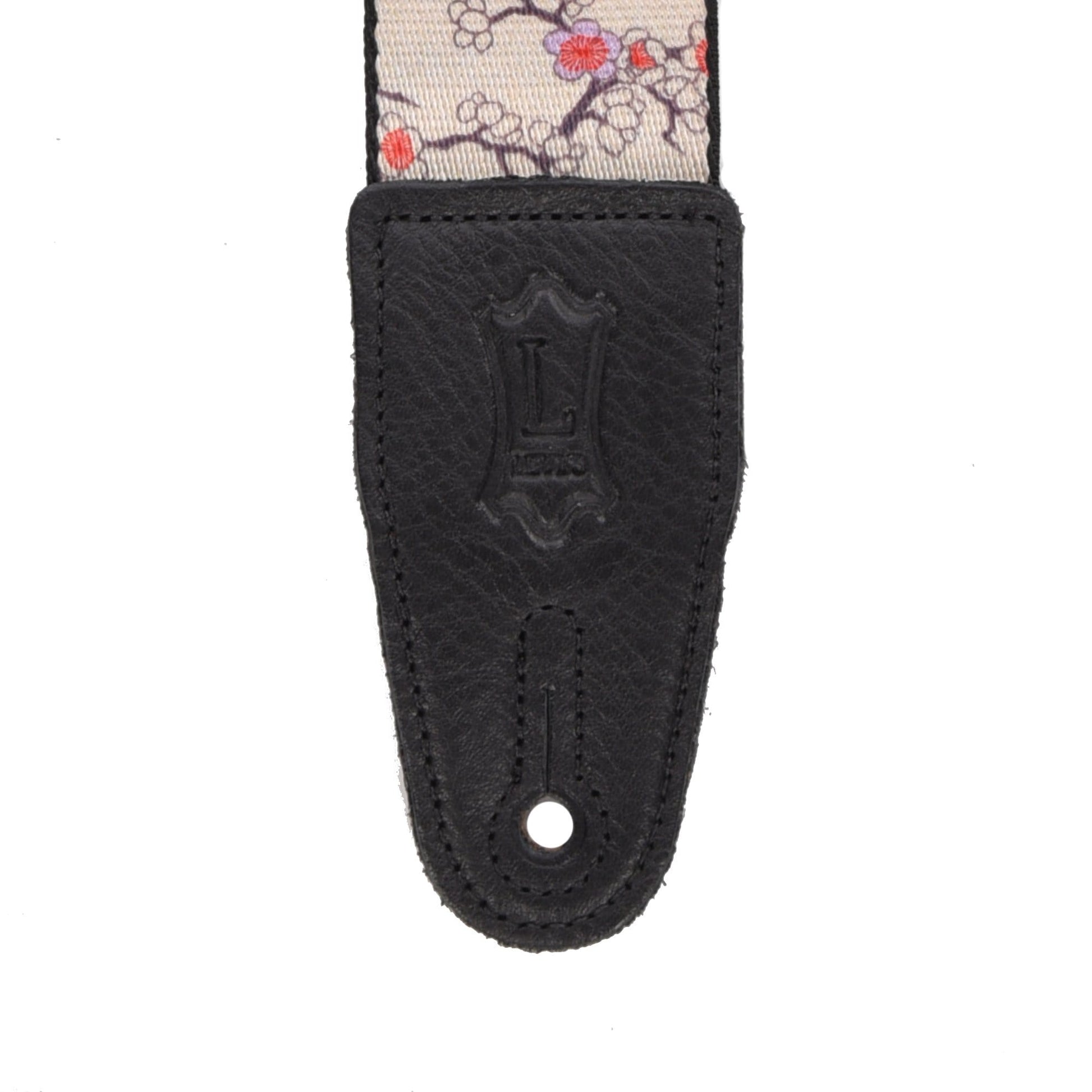 Levy's 2" Wide Polyester Guitar Strap Cherry Trees & Birds Motif Accessories / Straps