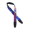 Levy's 2" Wide Polyester Guitar Strap Cyber Cat Motif Accessories / Straps