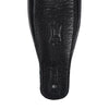 Levy's 3.25" Wide Garment Leather Guitar Strap Black w/Black Backing Accessories / Straps