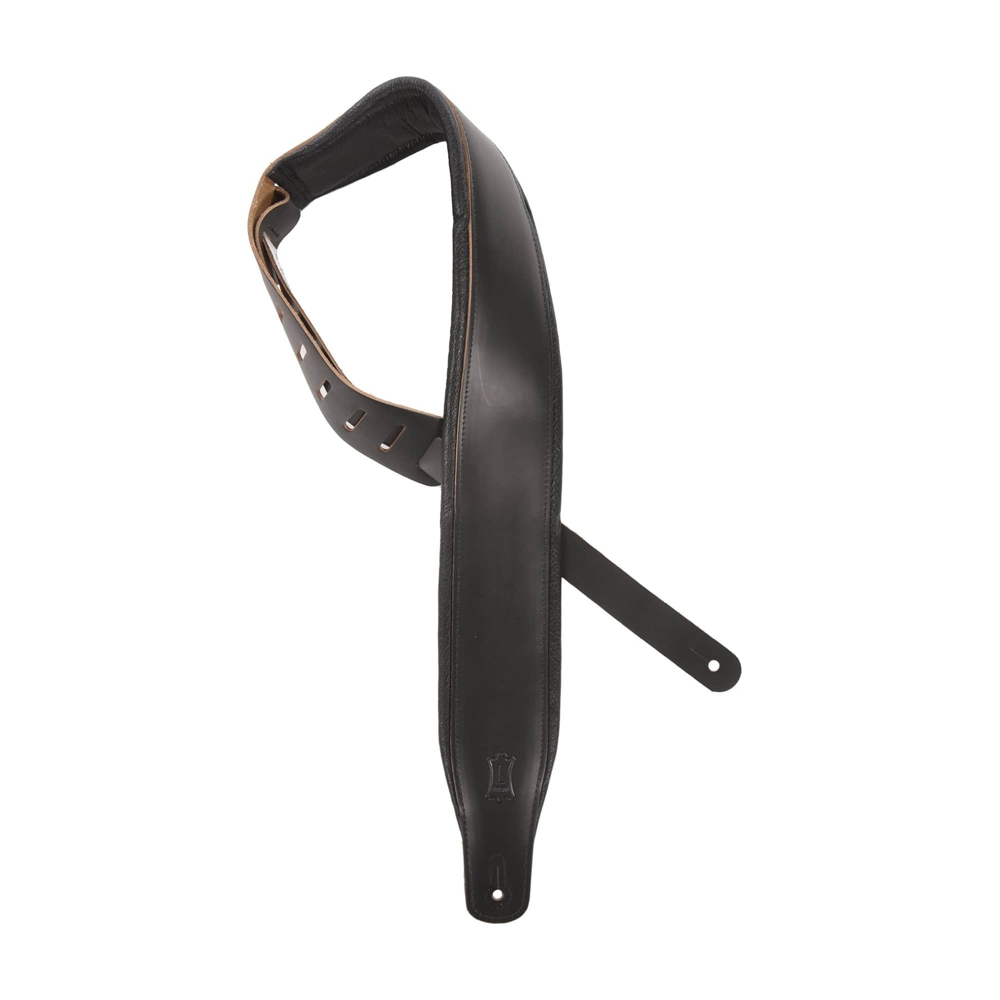 Levy's 3" Wide Top Grain Leather Guitar Strap Accessories / Straps