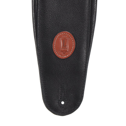 Levy's 4 1/2" Wide Black Garment Leather Bass Strap Accessories / Straps