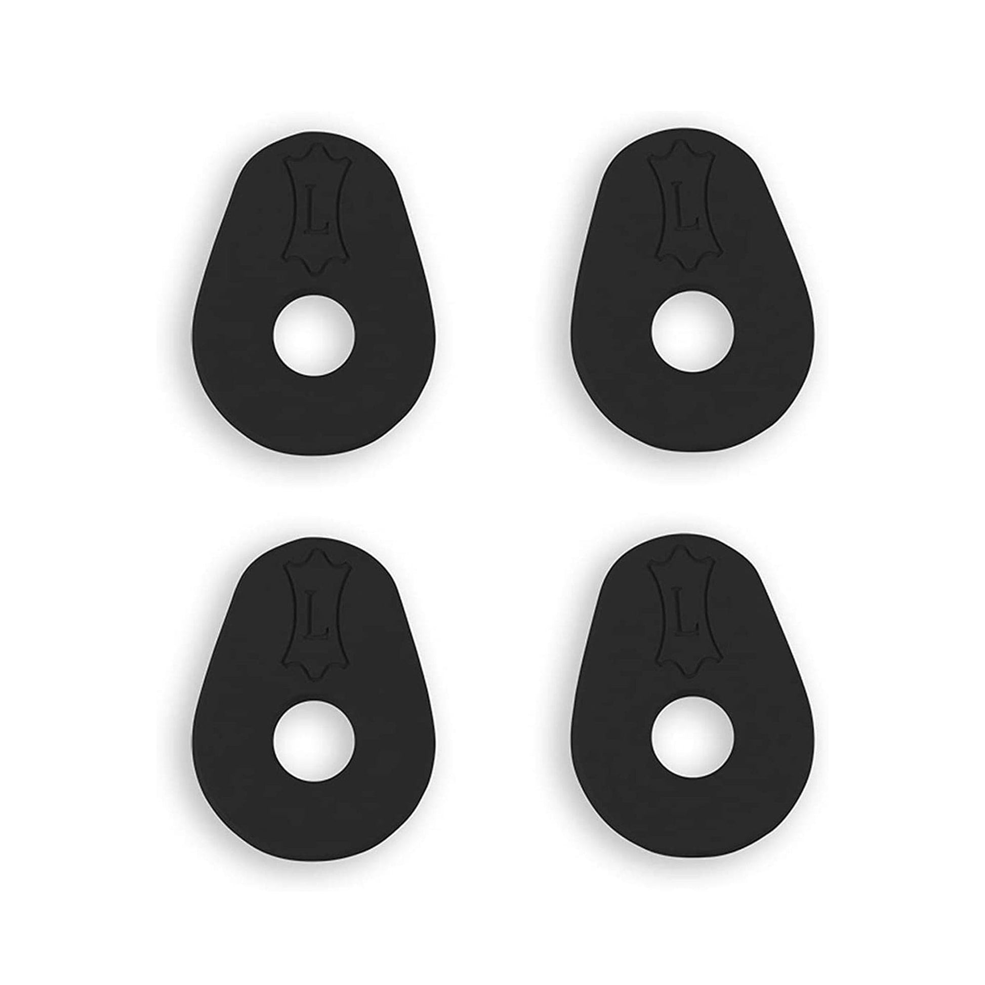 Levy's Black Stretchy Rubber Guitar Strap Locks 4-Pack Accessories / Straps