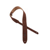 Levy's Classic Series 2" Wide Suede Guitar Strap Brown Accessories / Straps