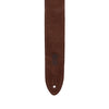 Levy's Classic Series 2" Wide Suede Guitar Strap Brown Accessories / Straps