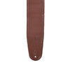 Levy's Classic Series 3.5" Wide Padded Garment Leather Bass Strap Brown Accessories / Straps