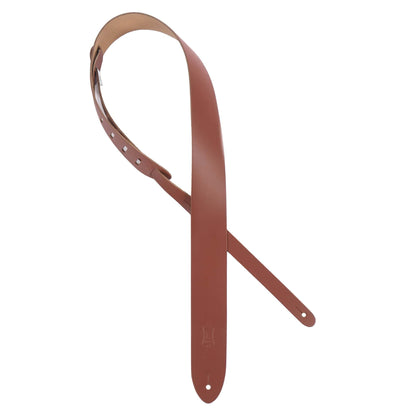 Levy's Classics Series M12 Chrome-Tan 2" Leather Guitar Strap Maple Accessories / Straps